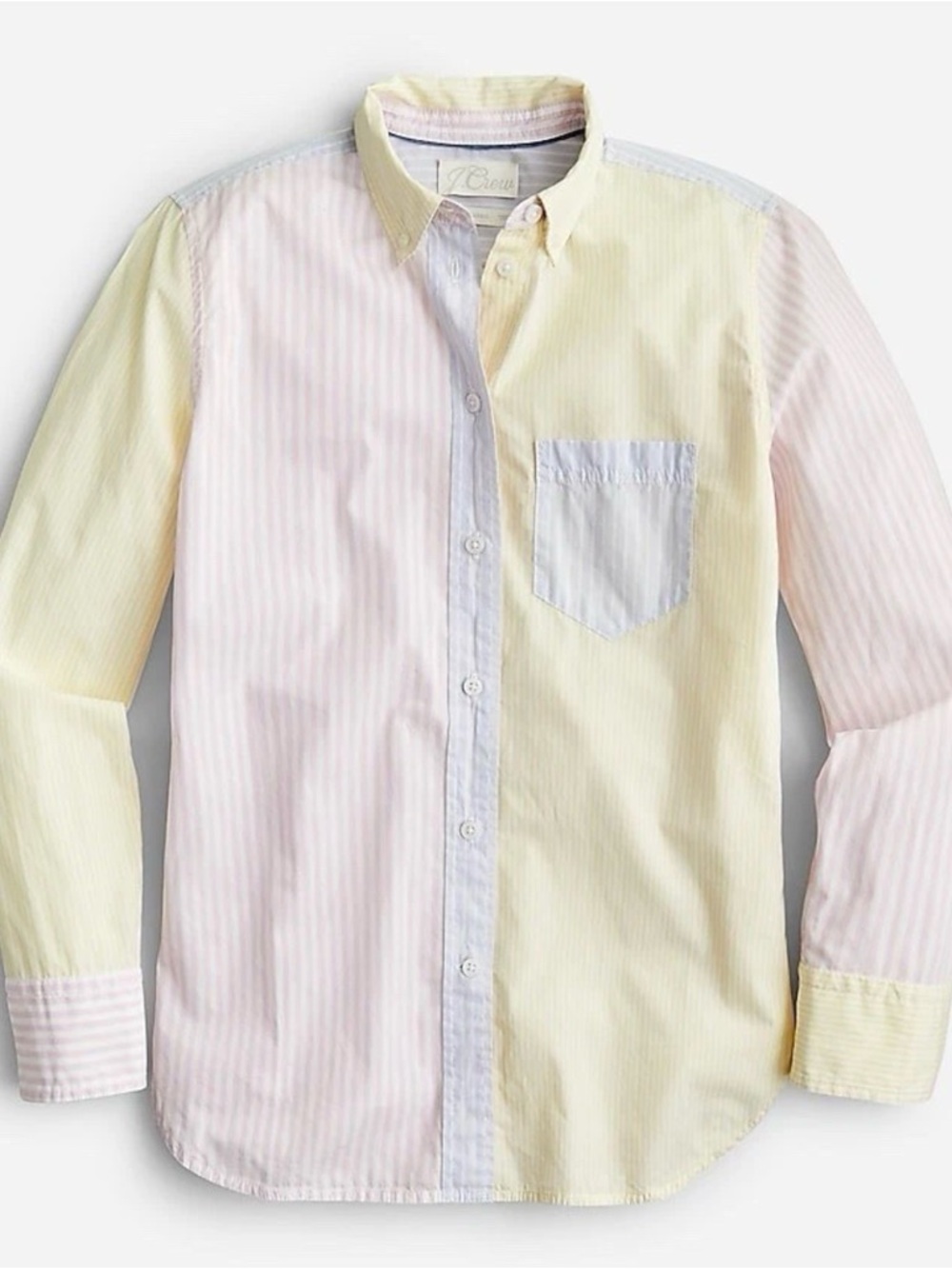 J.Crew cocktail stripe classic button down shirt